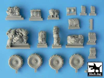 Staghound Big Accessories Set For Bronco Kit, 23 Resin Parts - zdjęcie 6
