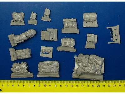 Staghound Big Accessories Set For Bronco Kit, 23 Resin Parts - zdjęcie 8