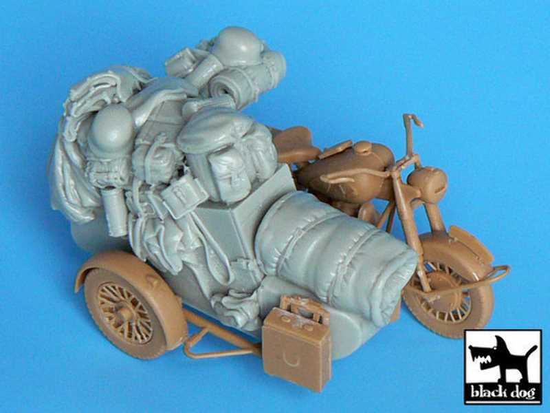 German Sidecar Accessories Set For Master Box - zdjęcie 1 German Sidecar Accessories Set For Master Box - zdjęcie 1