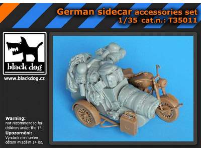 German Sidecar Accessories Set For Master Box - zdjęcie 6