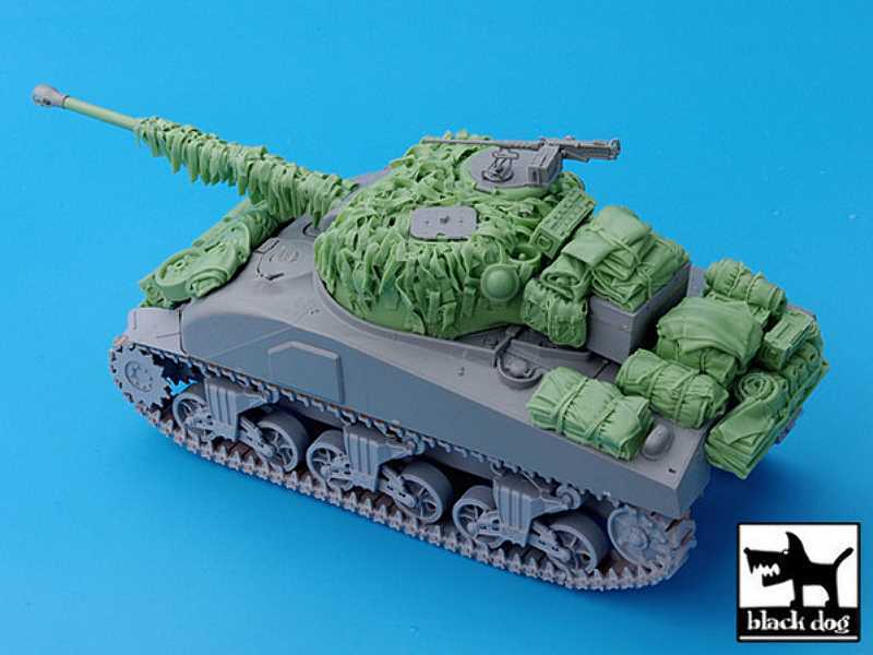 British Sherman Firefly Hessian Tape Camo Net For Dragon - zdjęcie 1 British Sherman Firefly Hessian Tape Camo Net For Dragon - zdjęcie 1