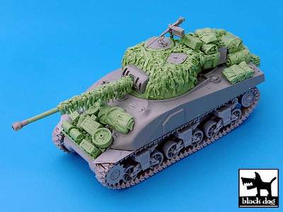 British Sherman Firefly Hessian Tape Camo Net For Dragon - zdjęcie 2