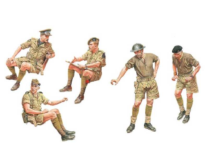 Figurki Załoga brytyjskiego jeepa - zdjęcie 1 Figurki Załoga brytyjskiego jeepa - zdjęcie 1