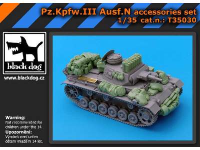 Pz.Kpfw.Iii Ausf.N Accessories Set For Dragon - zdjęcie 4