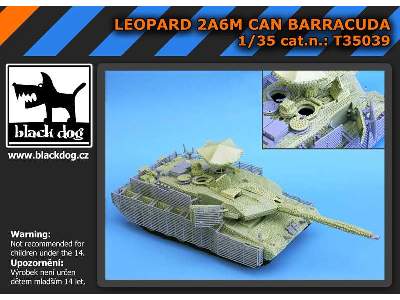 Leopard 2a6m Can Barracuda For Trumpeter - zdjęcie 4