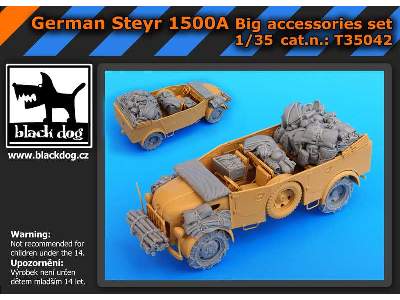 German Steyr 1500abig Accessories Set For Tamiya - zdjęcie 4