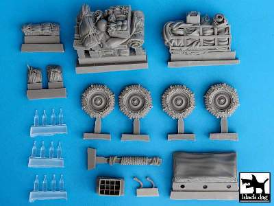 US Jeep Big Accessories Set For Tamiya - zdjęcie 6