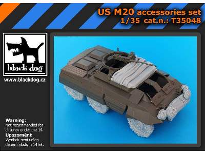 US M 20 Accessories Set For Tamiya - zdjęcie 6