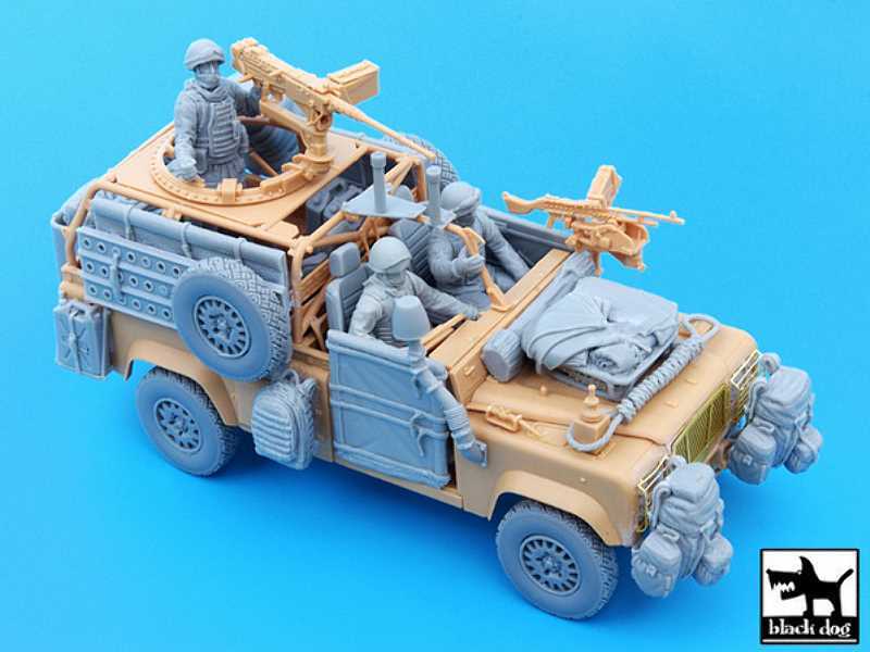 Defender Wolf Accessories Set With Crew For Hobby Boss - zdjęcie 1 Defender Wolf Accessories Set With Crew For Hobby Boss - zdjęcie 1