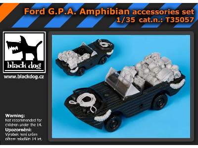 Ford G.P.A Amphibian Accessories Set For Tamiya - zdjęcie 4