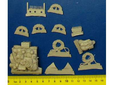 Ford G.P.A Amphibian Accessories Set For Tamiya - zdjęcie 7
