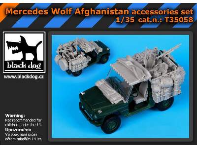 Mercedes Wolf Afganistan Accessories Set For Revell - zdjęcie 4