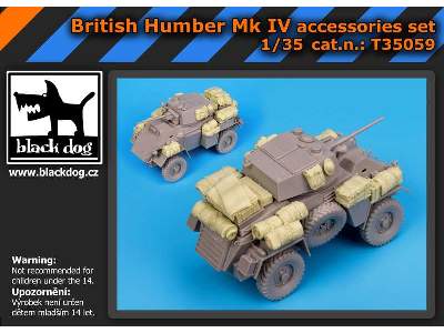 British Humber Mk Iv Accessories Set For Bronco Models - zdjęcie 4