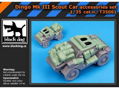 Dingo Mk Iii Scot Car Accessories Set For Mini Art - zdjęcie 4