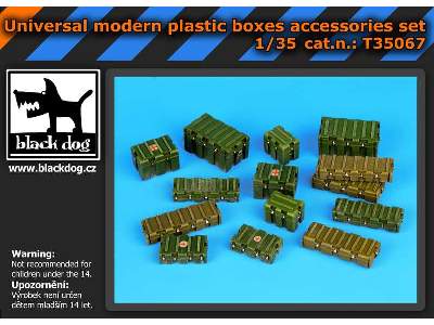 Universal Modern Plastic Boxes Accessories Set - zdjęcie 4