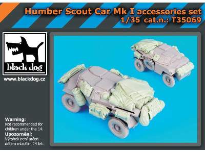 Humber Scout Car Mk I Accessories Set For Bronco Models - zdjęcie 6