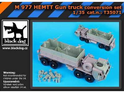 M977 Hemtt Gun Truck For Italeri - zdjęcie 4