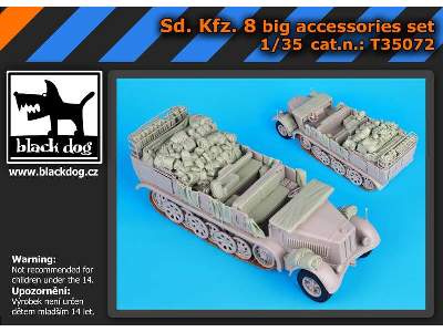 Sd.Kfz 8 Big Accessories Set For Trumpeter - zdjęcie 4