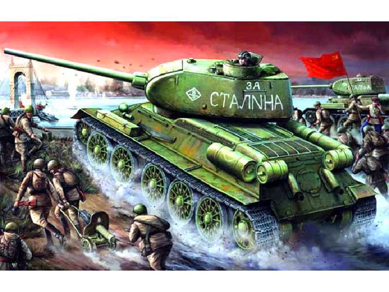 Czołg T-34/85 Model 1944 - Fabryka nr 174 - zdjęcie 1 Czołg T-34/85 Model 1944 - Fabryka nr 174 - zdjęcie 1