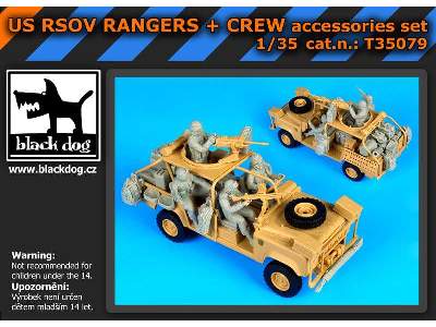 US Rsov Rangers Plus Crew 4fig. For Hobby Boss - zdjęcie 4