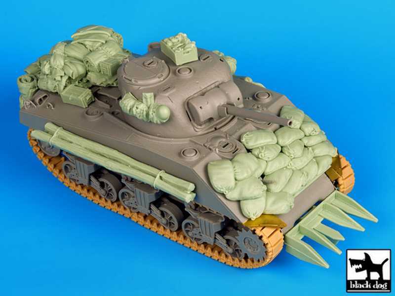 Sherman 75mm Normandy Accessories Set For Dragon - zdjęcie 1 Sherman 75mm Normandy Accessories Set For Dragon - zdjęcie 1