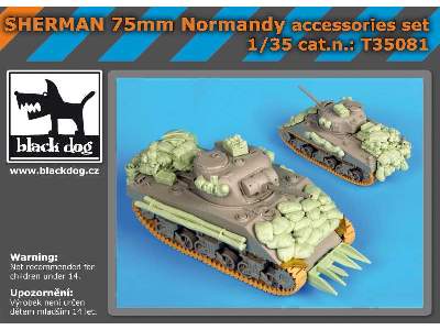 Sherman 75mm Normandy Accessories Set For Dragon - zdjęcie 5