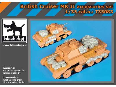 British Cruiser Mk Ii Accessories Set For Bronco Models - zdjęcie 5