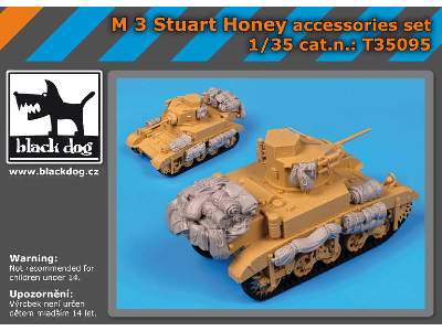 M3 Stuart Honey Accessories Set For Academy - zdjęcie 5
