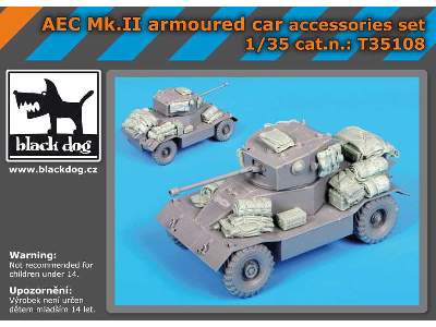 Aec Mk Ii Armoured Car Accessories Set For Mini Art - zdjęcie 5