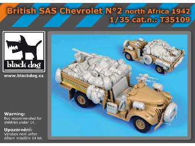 British Sas Chevrolet N°2 Nort Africa 1942 For  Tamiya - zdjęcie 5