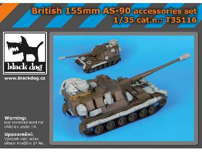 British  155mm As 90 Accessories Set For Trumpeter - zdjęcie 5
