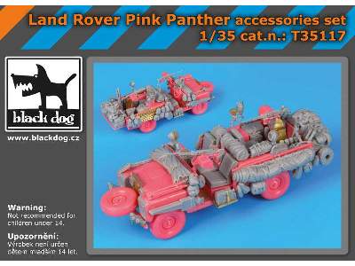 Land Rover  Pink Panther Accessories Set For Italeri - zdjęcie 5