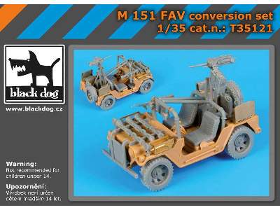 M-151 Fav Conversion Set For  Tamiya - zdjęcie 5