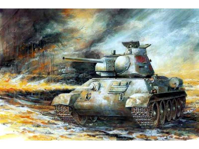 Czołg z miotaczem płomieni OT-34/76 Mod.1943 (fabryka nr 112) - zdjęcie 1 Czołg z miotaczem płomieni OT-34/76 Mod.1943 (fabryka nr 112) - zdjęcie 1