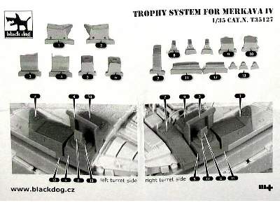 Merkava Iv Trophy Systém +basket For Hobby Boss - zdjęcie 8