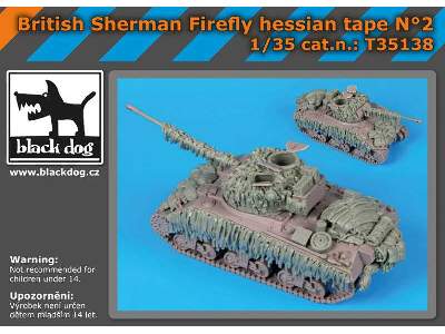 British Sherman Firefly Hessian Tape N°2 For Dragon - zdjęcie 5