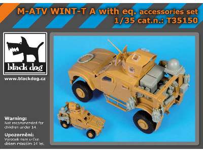 M-atv Wint-t A With Equip.Accessories Set For Panda - zdjęcie 5
