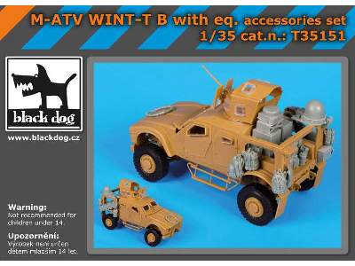 M-atv Wint-t B With Equip.Accessories Set For Panda - zdjęcie 5