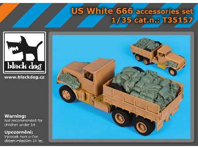 US White 666 Accessories Set For Hobby Boss - zdjęcie 5