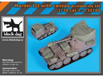 Marder Iii With Canvas Accessories Set For Dragon - zdjęcie 5