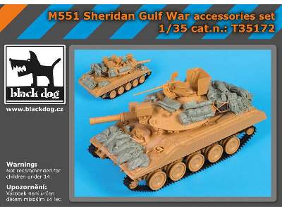 M 551 Sheridan Gulf War Accessories Set For Academy - zdjęcie 5