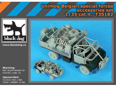 Unimog Belgian Spec. Forces Accessories Set For Revell - zdjęcie 1