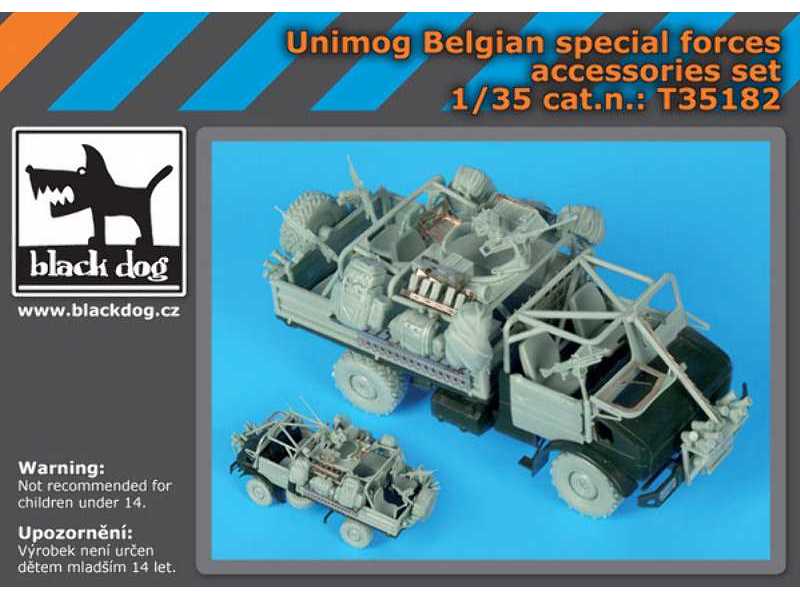 Unimog Belgian Spec. Forces Accessories Set For Revell - zdjęcie 1 Unimog Belgian Spec. Forces Accessories Set For Revell - zdjęcie 1