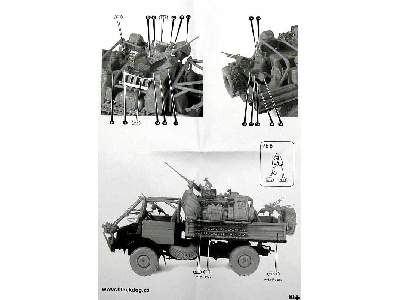 Unimog Belgian Spec. Forces Accessories Set For Revell - zdjęcie 14