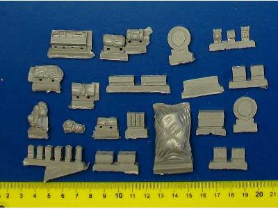Cromwell Accessories Set For Tamiya 32528, 28 Resin Parts - zdjęcie 6