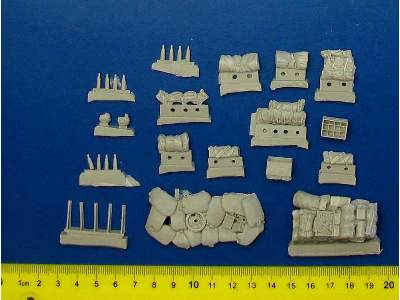 M 10 Accessories Set For Tamiya 32519, 25 Resin Parts - zdjęcie 6