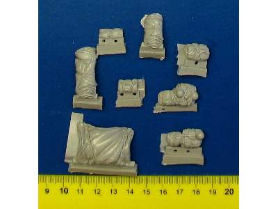 M 8 Accesories Set For Tamiya 32551, 8 Resin Parts - zdjęcie 6