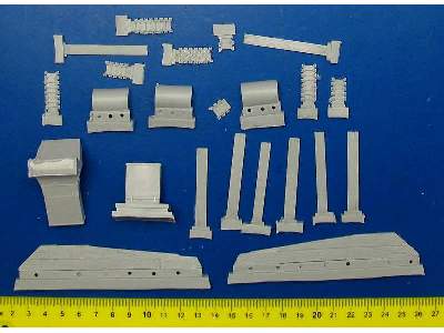 US Marine Sherman Accessories Set For Hobby Boss 84803, 19 Resin - zdjęcie 5