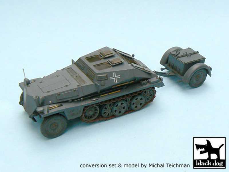 Sd.Kfz.252 + Sd.Anh.32 Conversion Set For Tamiya 32550, 26 Resin - zdjęcie 1