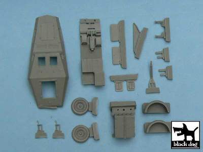 Sd.Kfz.252 + Sd.Anh.32 Conversion Set For Tamiya 32550, 26 Resin - zdjęcie 4